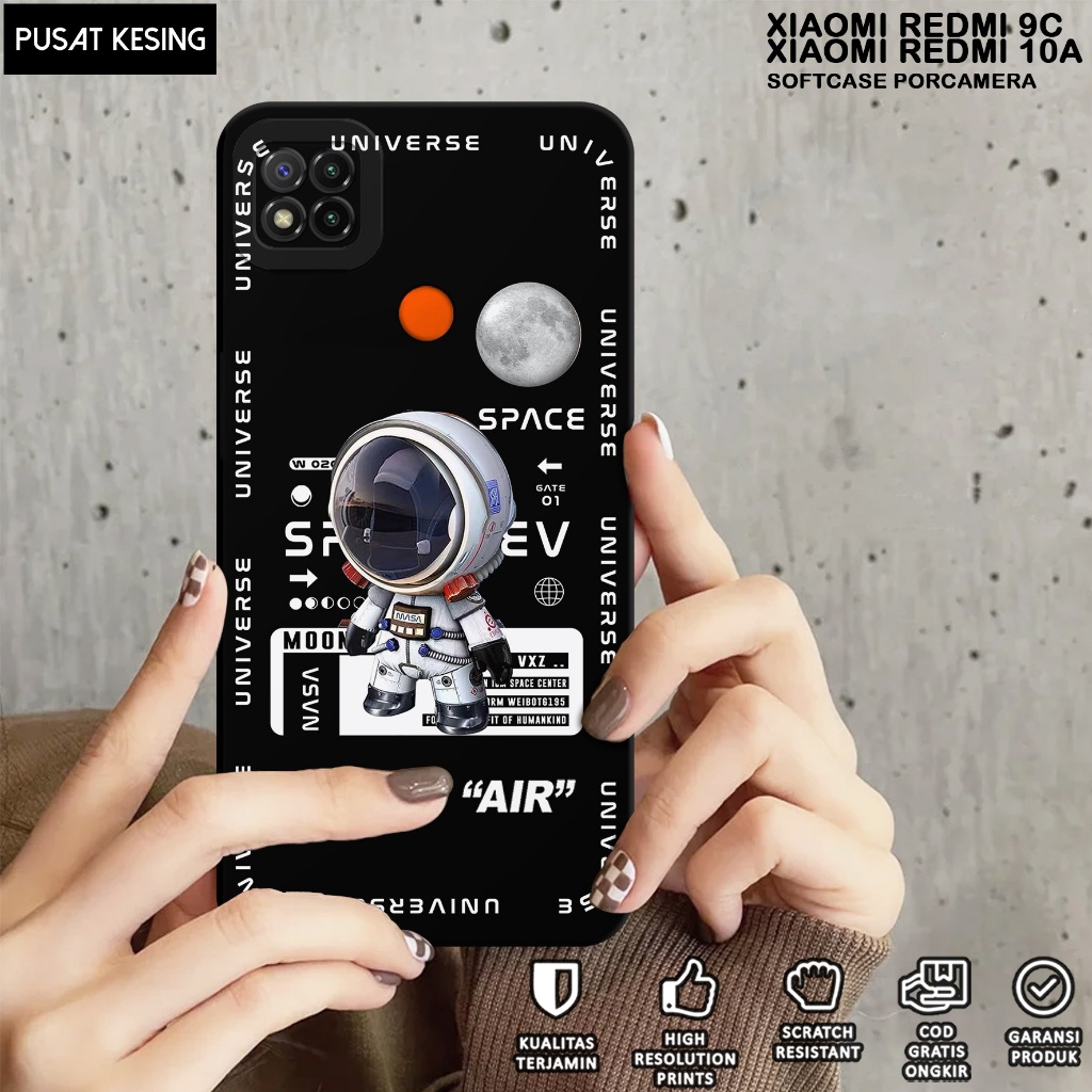 CASE XIAOMI REDMI 9C - Casing Hp Xiaomi Redmi 9C Motif ASTRONOT - Case Hp Redmi 9C - Casing Redmi 9C