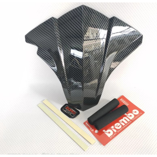 Visor Carbon Vario 110 Fi LED ZORO – Dapatkan Free Busa Handle Brembo