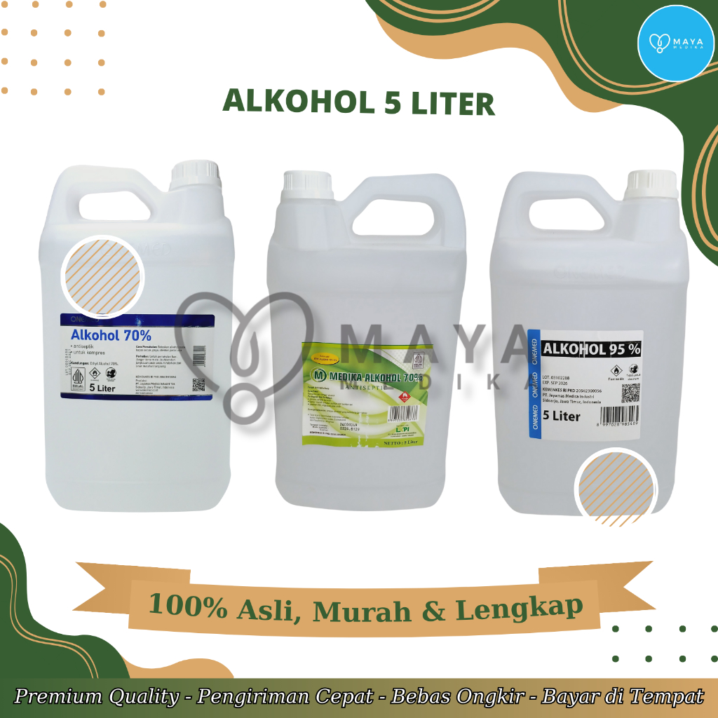 Alkohol Dan Desinfektan  5 Liter