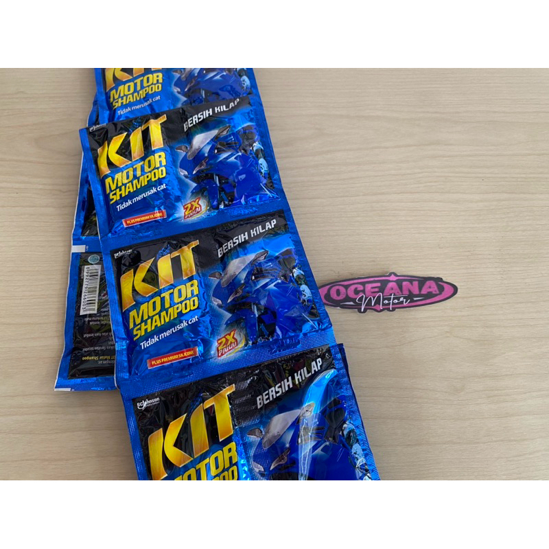 KIT SHAMPO MOTOR /  MOBIL KEMASAN SASET 15ML