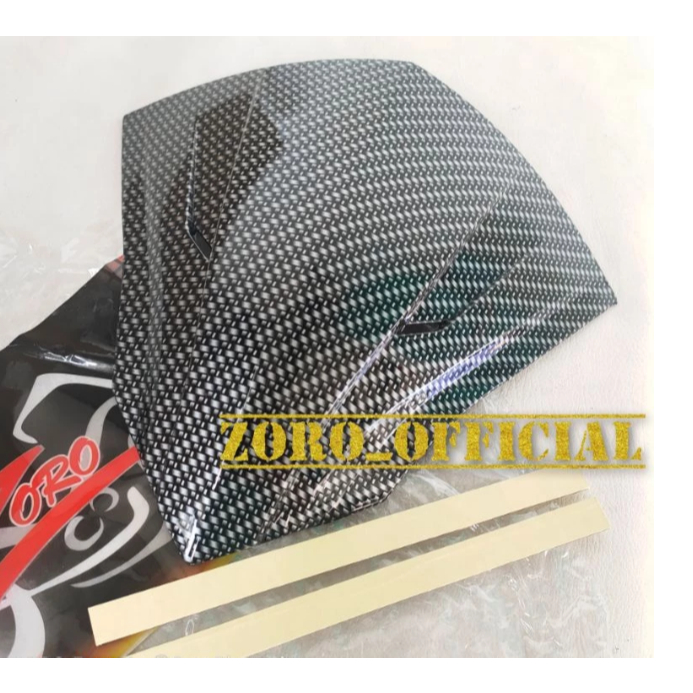 Visor Carbon Zoro untuk Beat FI 2014-2016 – Tampil Sporty dan Elegan Visor Beat FI 2014-2016 Carbon 
