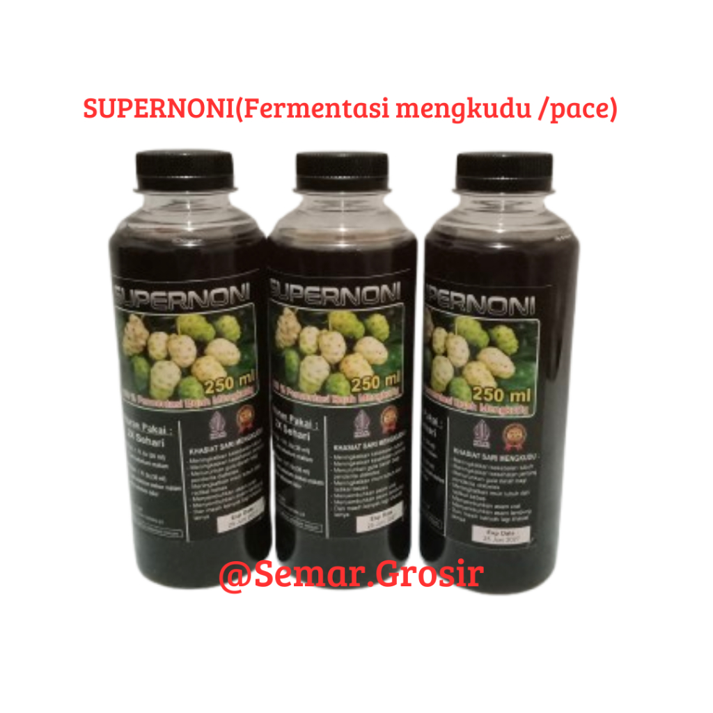 

SUPERNONI SARI BUAH MENGKUDU/PACE FERMENTASI 250ML