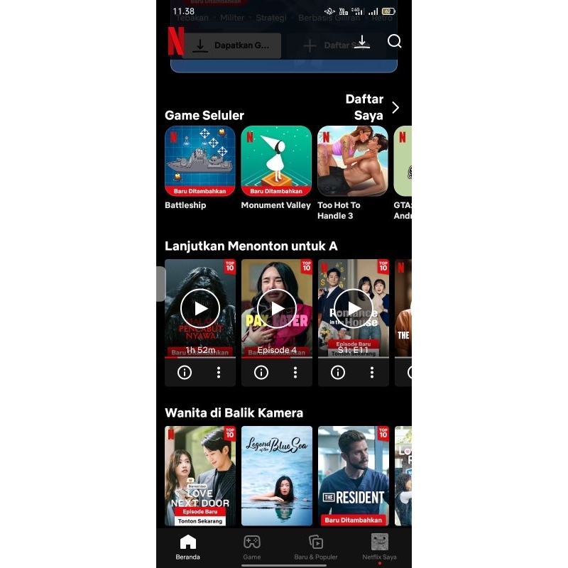 (TERMURAH) NETFLIX PRIVATE 1 PROFILE 1 USER 1 BULAN