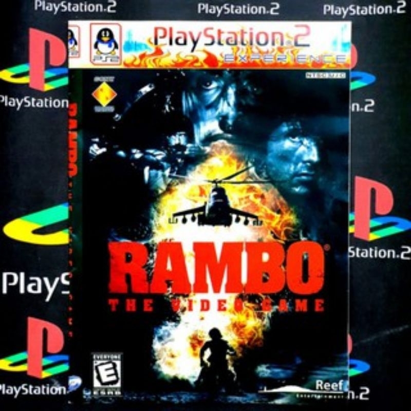 KASET PS2 RAMBO-KASET PLAYSTATION PS 2 PERANG