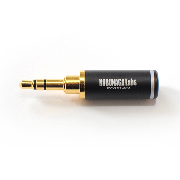 NOBUNAGA LABS Pro Studio 3.5mm 3-poles Stereo Plug Gold Plated Made in Japan