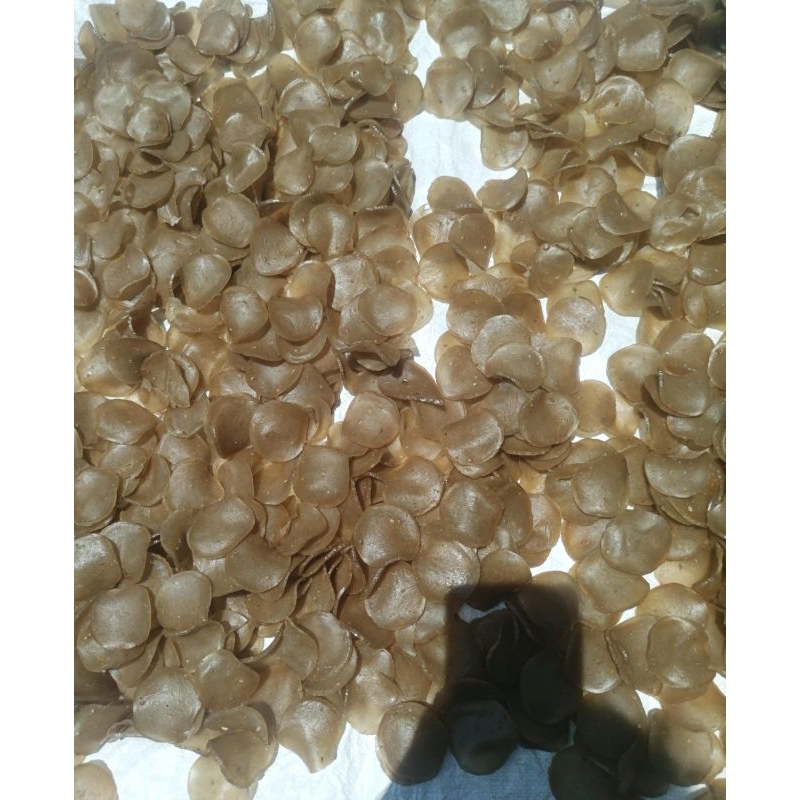 

KRUPUK PULI KETUMBAR MENTAH 250 gr, 500 gr, 1kg