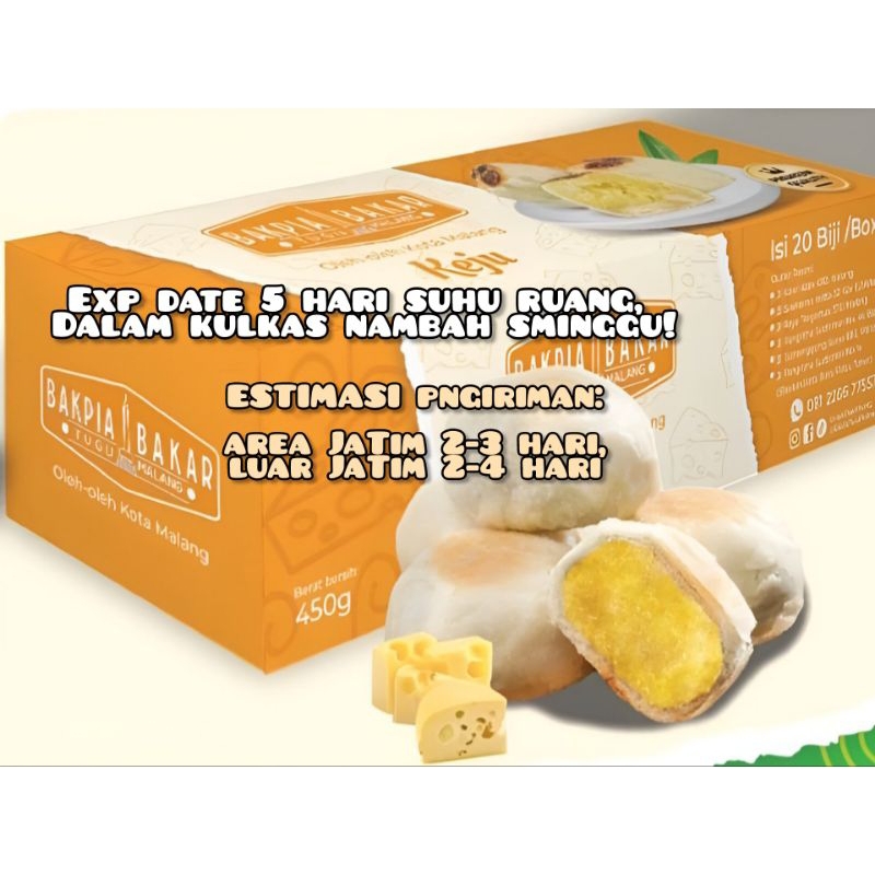 BACA DESKRIPSI SBELUM CO!! Bakpia Bakar Tugu Malang Pia Malang Oleh-oleh Khas Malang Terlaris