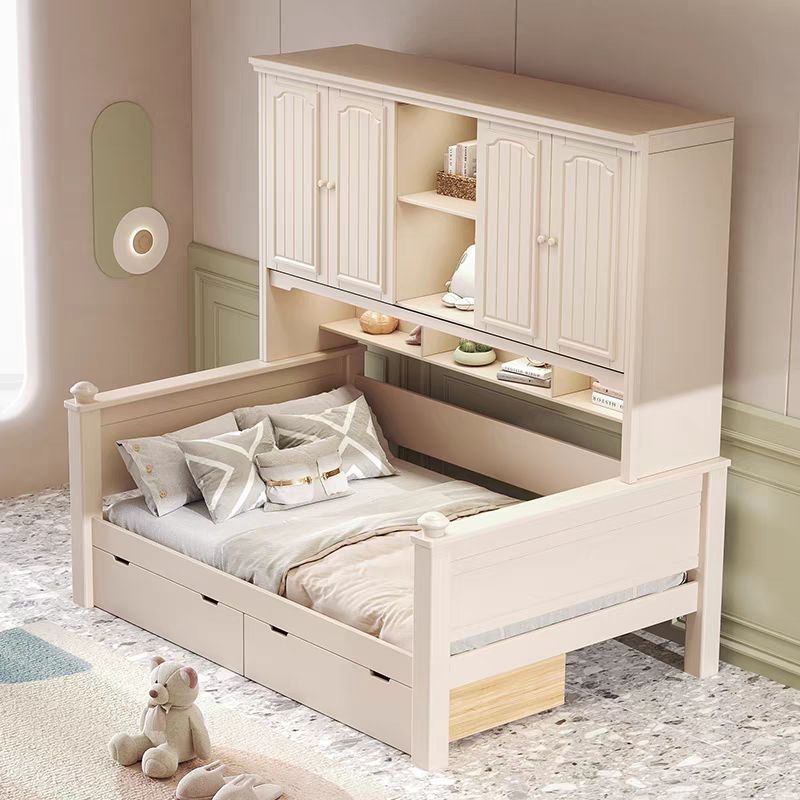 tempat tidur anak plus lemari