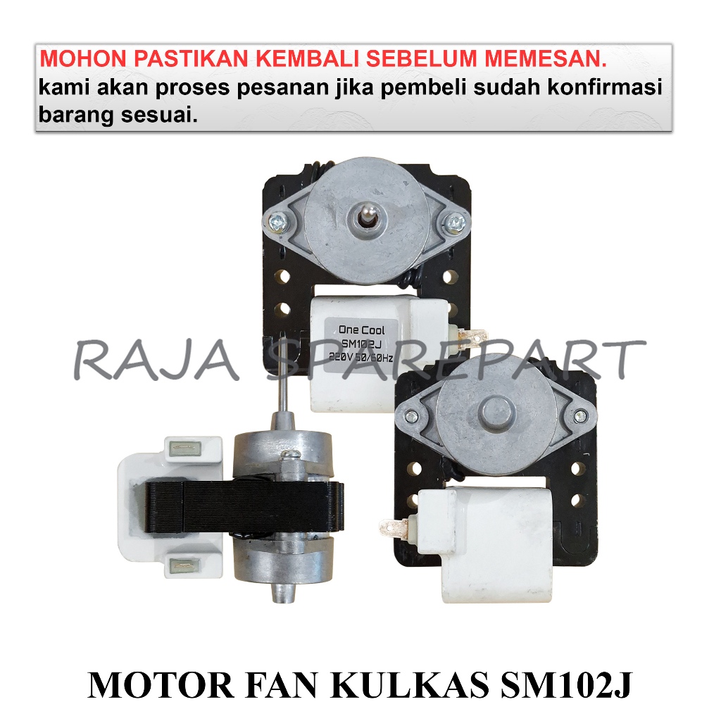 MFK102 FAN MOTOR/MOTOR FAN KULKAS/SHOWCASE/MOTOR FAN KULKAS SM102J