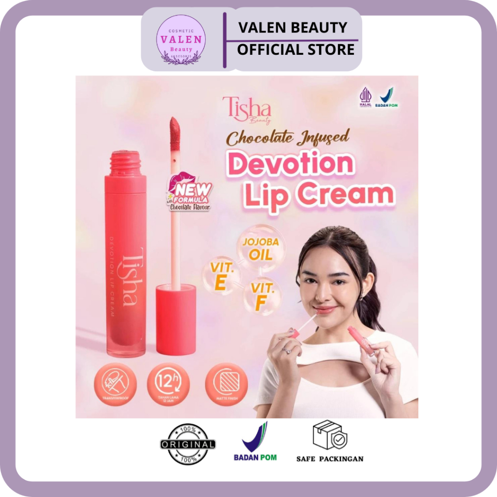 TISHA Beauty Devotion Lip Cream - Smudge Resistant | Matte | Lip Stick