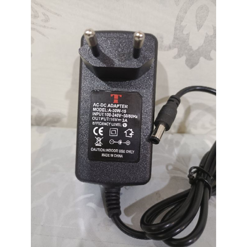 adaptor untuk speaker bluetooth advance k1212h dan k1512h( 16 votl