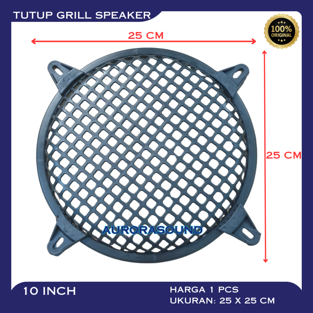 TUTUP GRILL SPEAKER 10 INCH RAM SPEAKER BOX 10 IN COVER SPEAKER PLASTIK