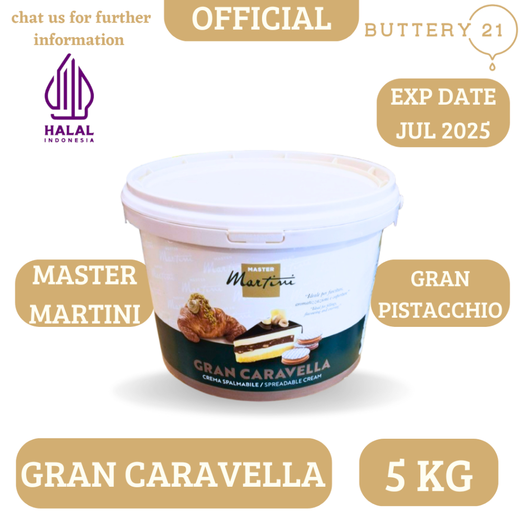 

CARAVELLA GRAN PISTACCHIO 5 KG/SELAI PISTACIO/MASTER MARTINI PISTACHIO