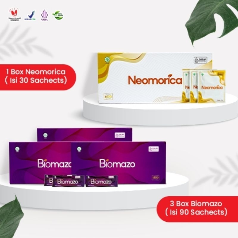 PAKET 1 BULAN BIOMAZO & NEOMORICA