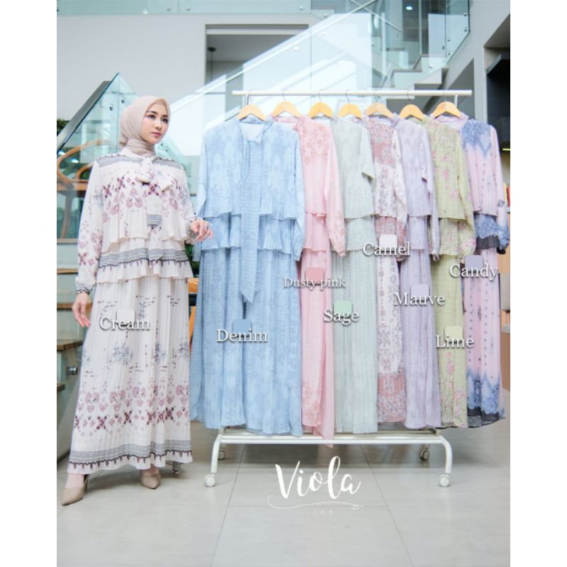 IVORY DRESS BY. VIOLA HIJAB03