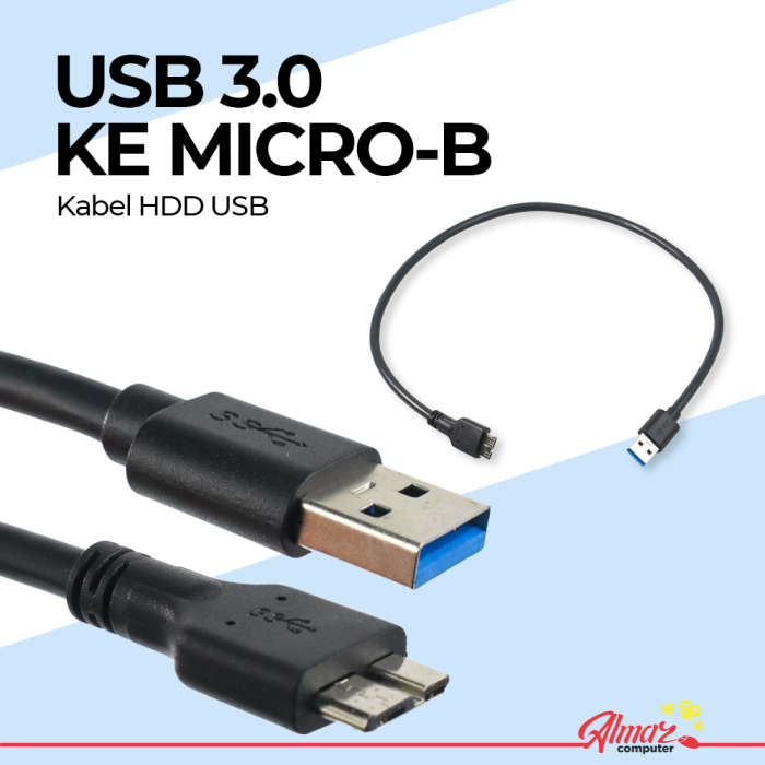 KABEL DATA HARDISK EKSTERNAL / EXTERNAL USB 3.0 UNTUK HDD EXTERNAL