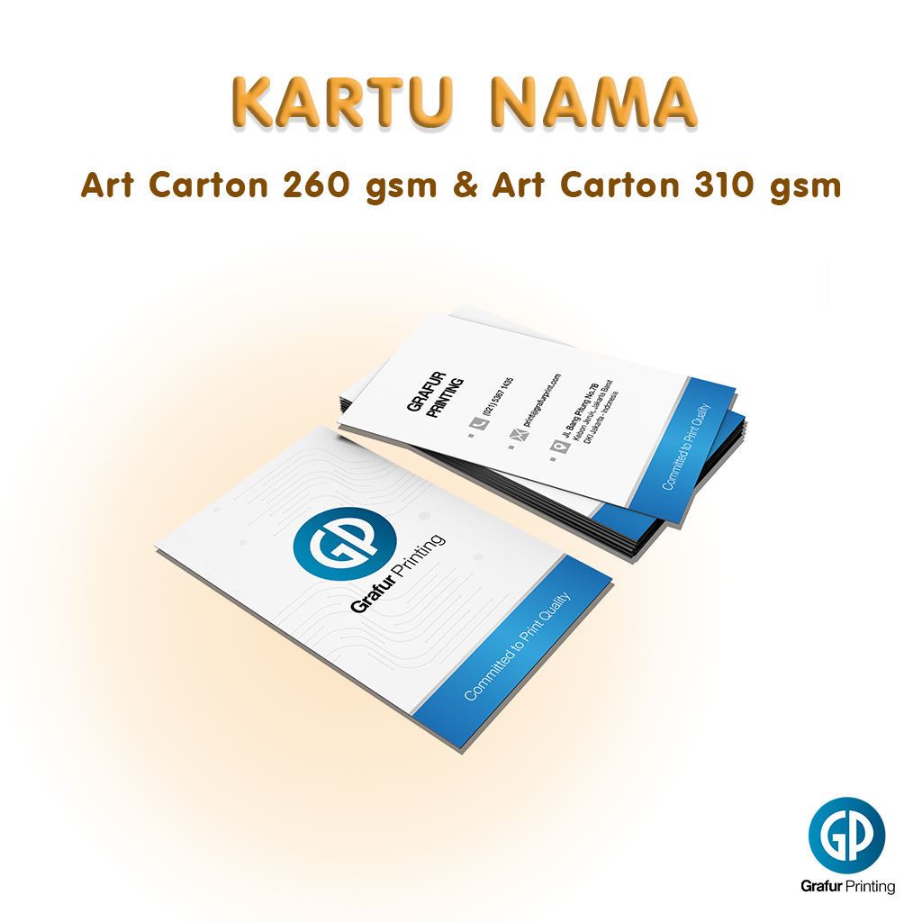 

Cetak Kartu Nama AC Tanpa Box