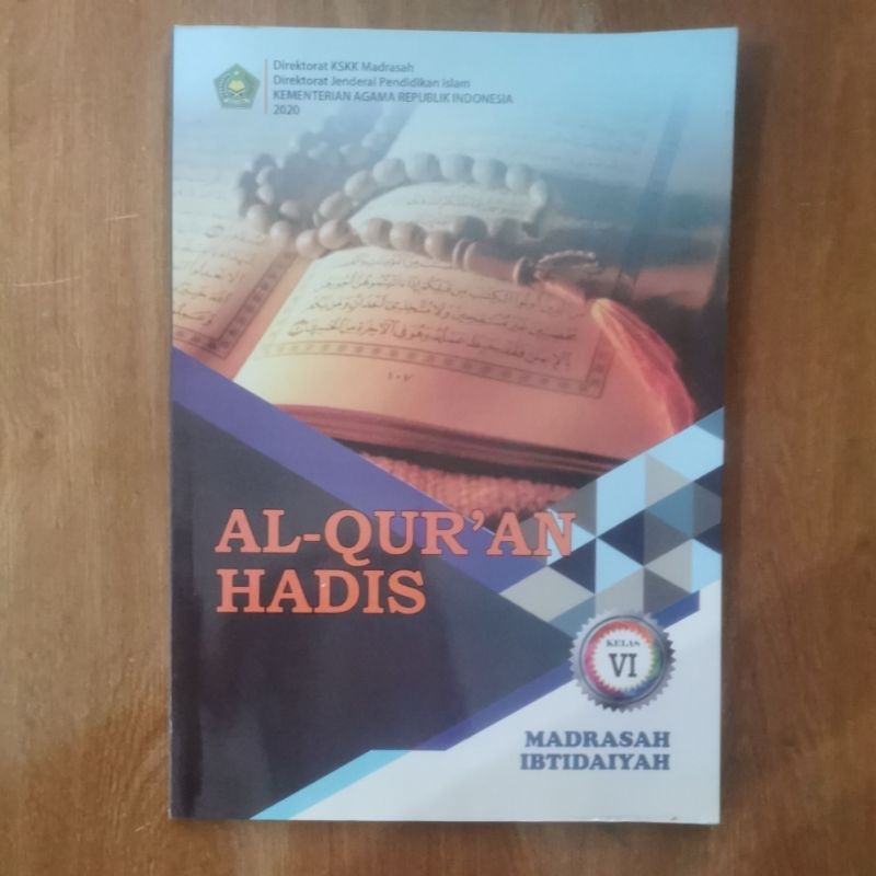 

BUKU ALQURAN HADIS UNTUK KELAS 6/VI MI