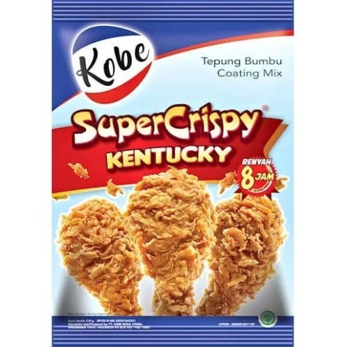 

Tepung Ayam Goreng Supercrispy Kentucky Kobe 850gr