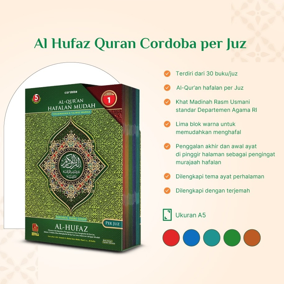 AL QURAN PER JUZ A5 AL HUFAZ