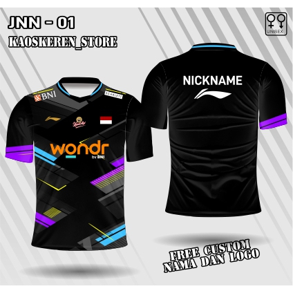 jersey badminton japan open baju bulutangkis kaos badminton free custom nama logo