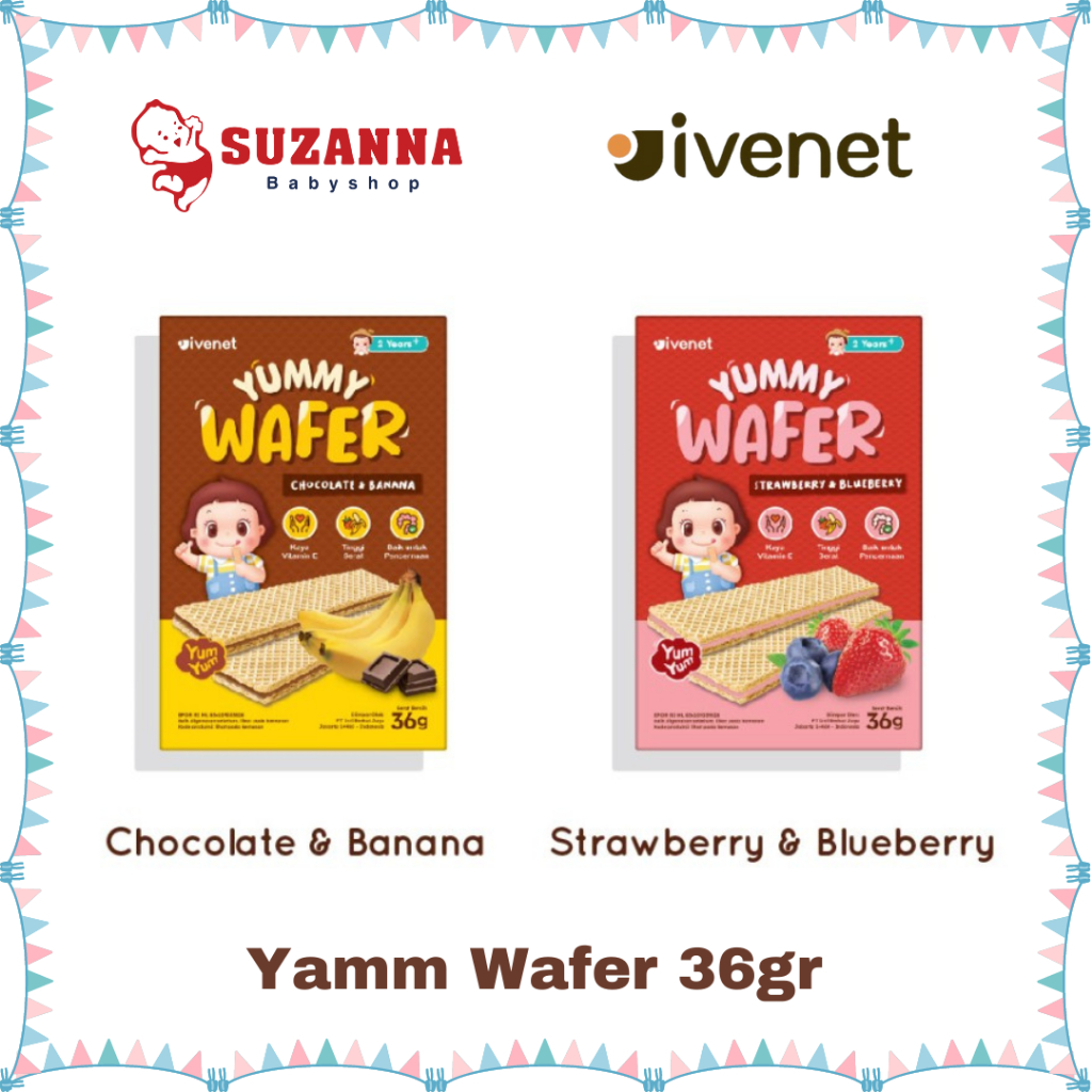 Ivenet Yummy Wafer - Snack Jajanan Cemilan Bayi dan Anak