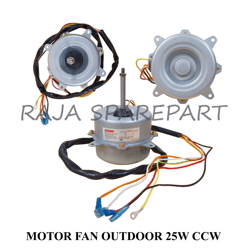 MFOCCW25 FAN MOTOR OUTDOOR AC/DINAMO AC/MOTOR FAN OUTDOOR 25W CCW