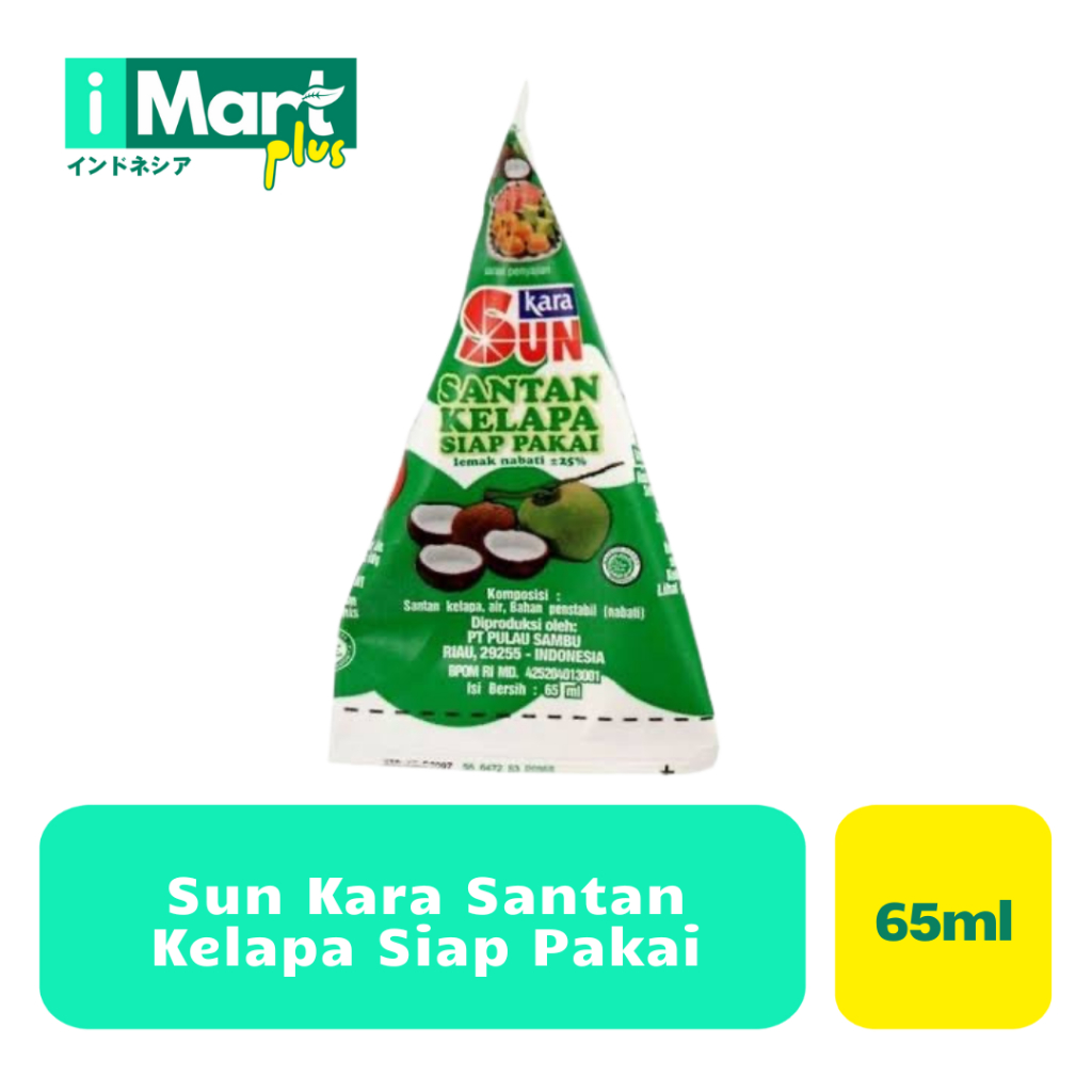 

Sun Kara Santan Kelapa Instan Siap Pakai - 65ml