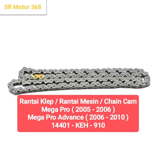 Rantai Klep Mega Pro/#Rantai Klep Mega Pro Advance/#Rantai Mesin Mega Pro/#Rantai Mesin Mega Pro Adv