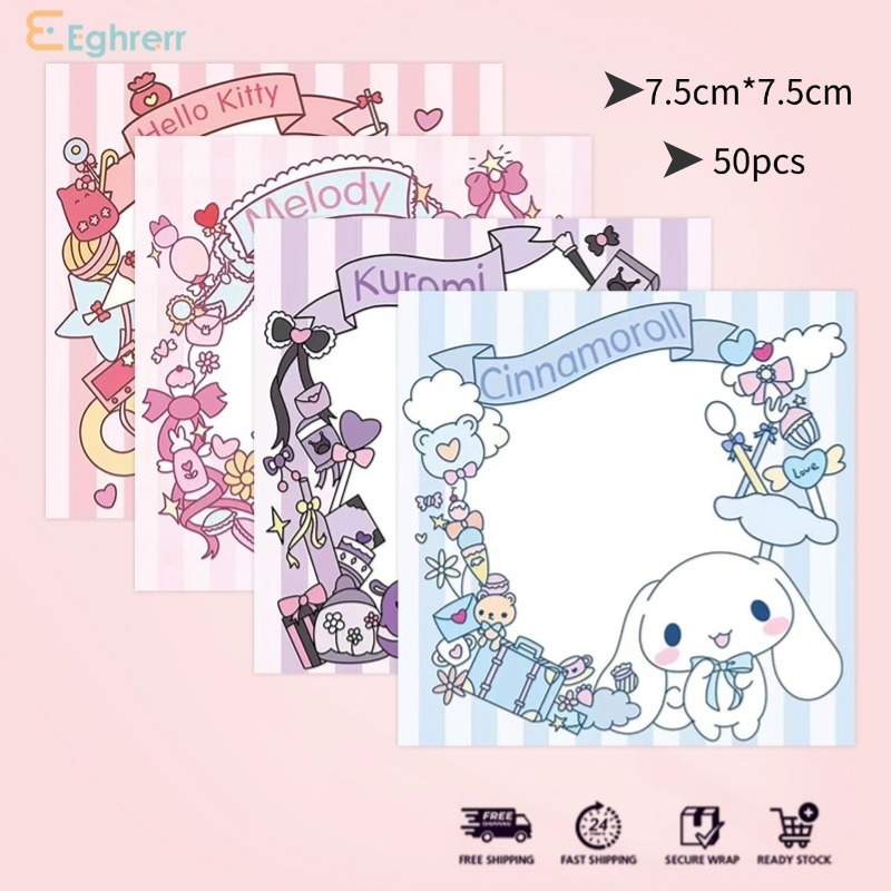 

Eeghrerr Catatan Tempel Sanrio yang lucu Catatan Tempel Siswa Gaya Manis Catatan Tempel Dekoratif
