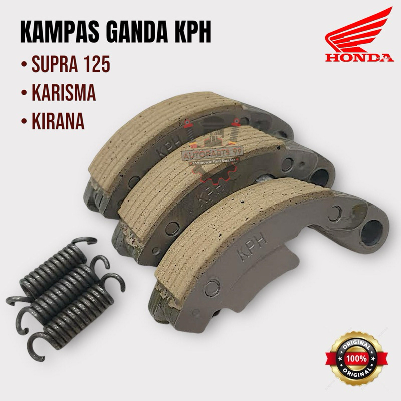 Kampas Ganda Honda Supra 125 Karisma Kirana Original Kampas Ganda KPH