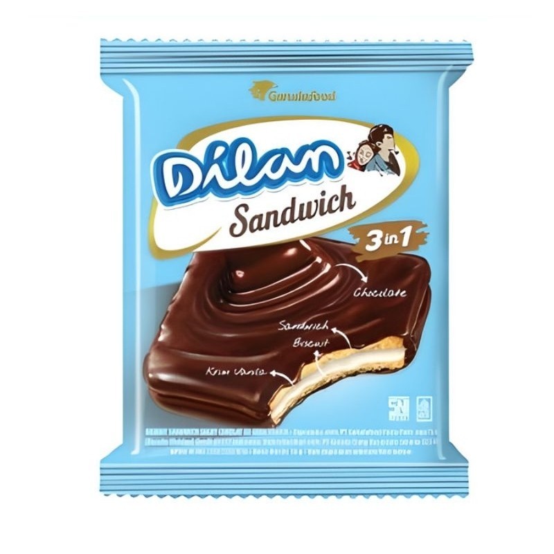 

Dilan Sandwich 1 Pack isi 20pcs x 16g - 1 Karton isi 8 pack