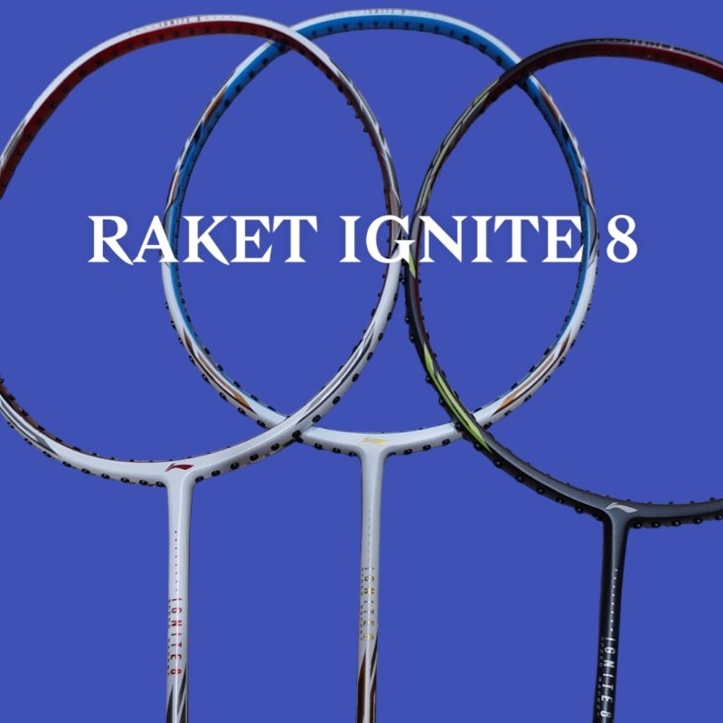 Raket Badminton Li-ning Ignite 8 / Raket Badminton Bulutangkis IGNITE 8 ORIGINAL.