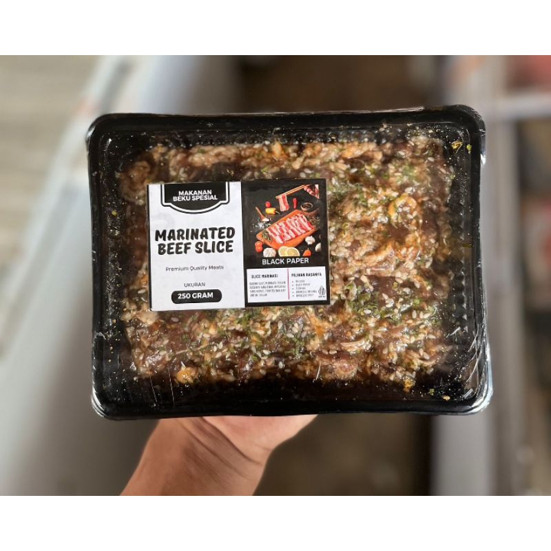 

BEEF SLICE MARINATED BLACK PAPER
