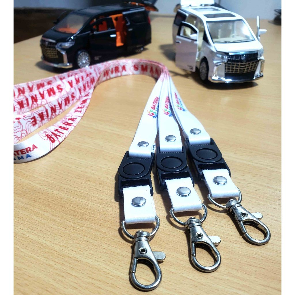 

cetak lanyard sublim 1,5cm / tali idcard print 1,5cm / pita printing full color nametag