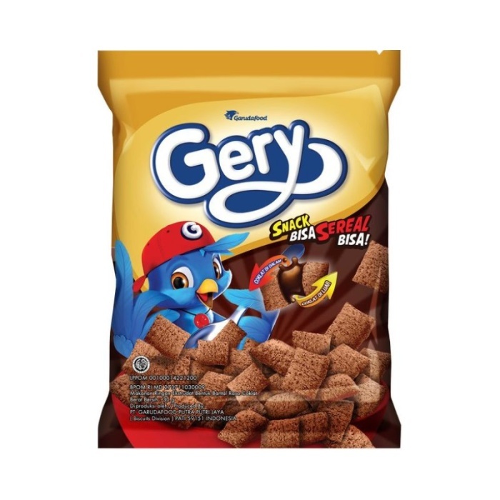

Gery Snack sereal Pillow 1 Pack isi 5pcs x 30g - 1 Karton Isi 12 Pack / Gery Sereal Bantal