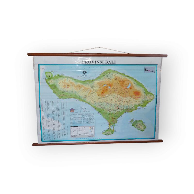 

Peta Provinsi Bali ukuran 109x79cm