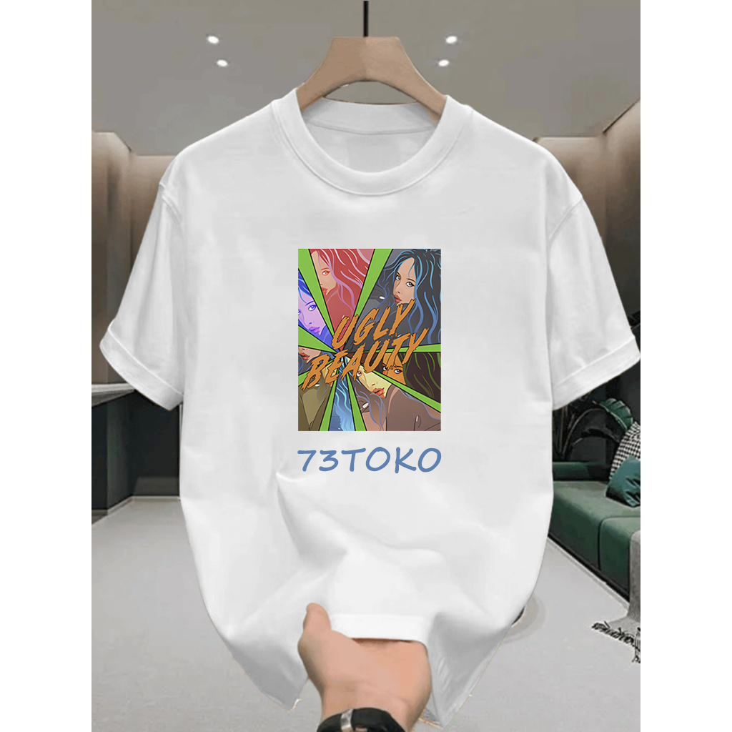 [HOT] Jolin Tsai T-SHIRT Keringat kapas menyerap pakaian laki-laki Kualitas diimpor