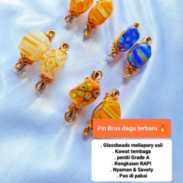 Bros dagu Italian / Bros simpel / Bros aesthetic / Bros dagu elegan / Brooch premium / Bros jilbab /