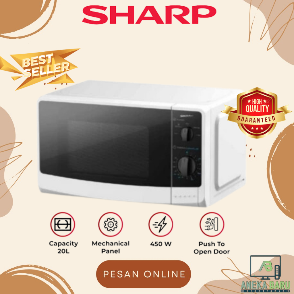 Sharp Microwave Oven R-220MA-WH / R220MAWH / R 220 MA WH (20 Liter)