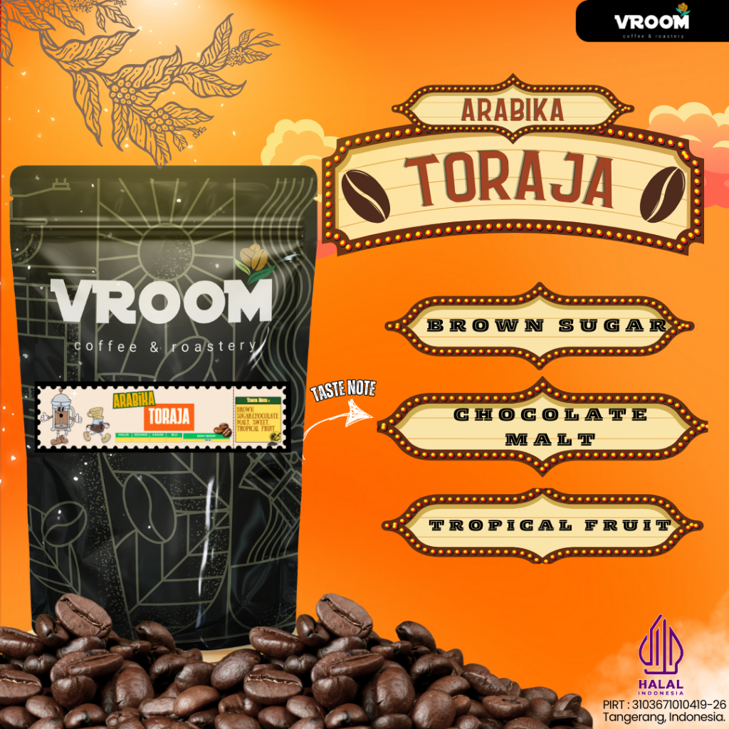 

KOPI ARABIKA TORAJA SULAWESI 100Gr Biji Matang Bubuk