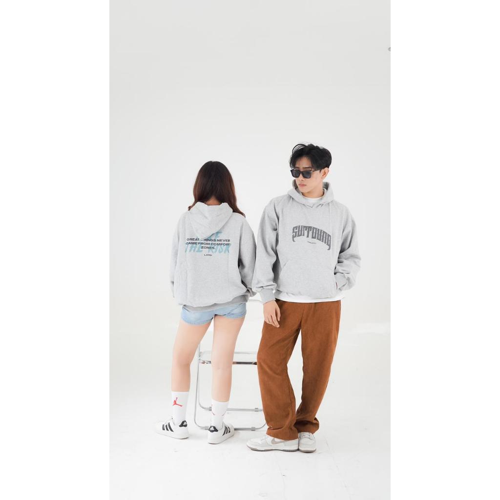 JAKET HOODIE GRAPHIC ABU LXCASUAL 'DETERMINE, SURROUND, TAKE THE RISK' [HD_6479]