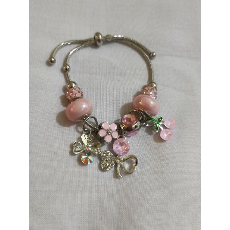 eviandriani - Gelang Tangan Serut Pandora Perak S925 Gelang Bangle Pandora S925 handmade