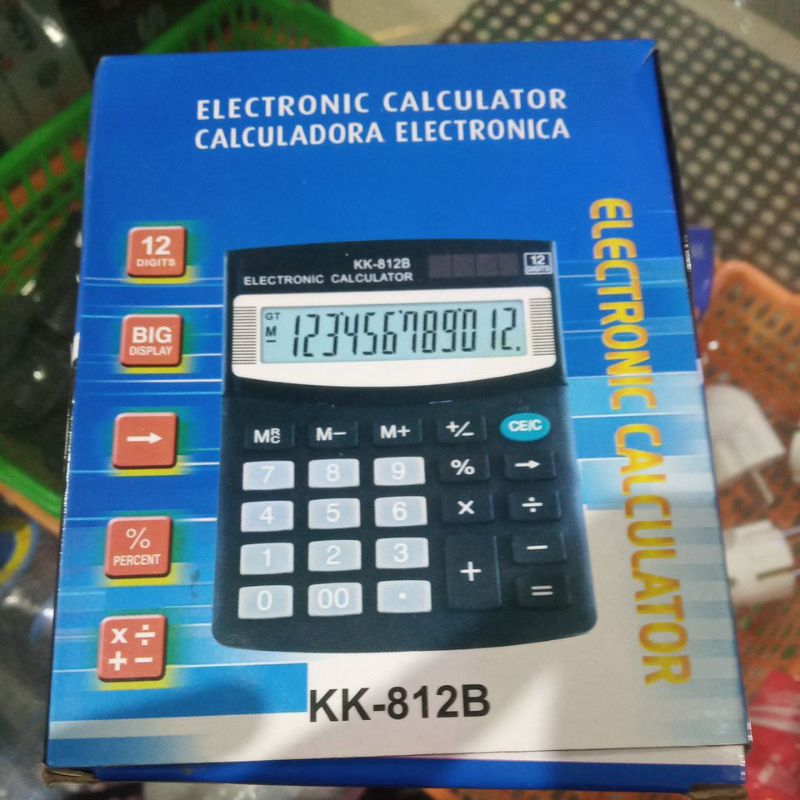 

KALKULATOR ELEKTRONIK/ELECTRONIC CALCULATOR KK-812B