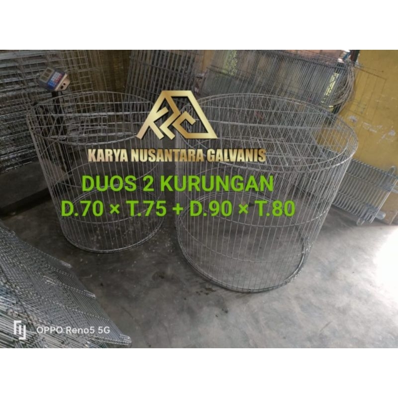 GALVANIS KANDANG AYAM KLITER DUOS D.70×T.75 D.90×T.80