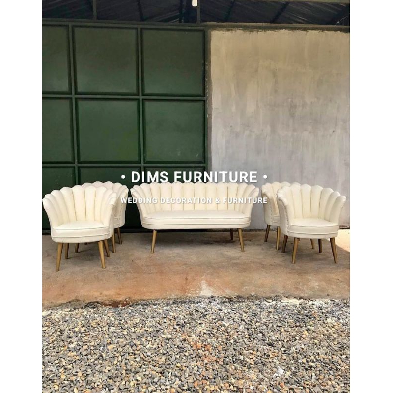 

READY STOK!! kursi pengantin lesti kerang / sofa pelaminan kerang lesti / sofa dekorasi wedding kerang lesti