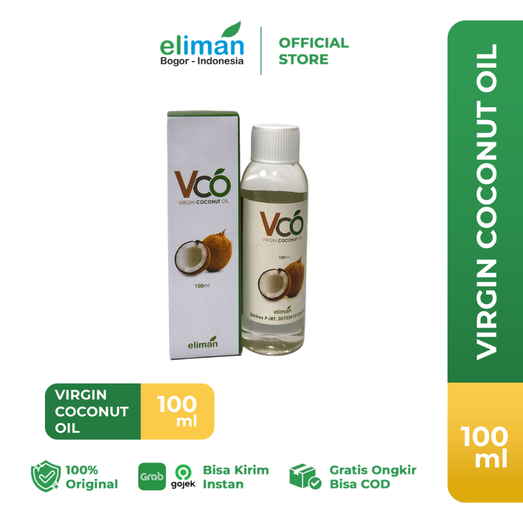 

Virgin Coconut Oil Eliman 100ml - 100% VCO