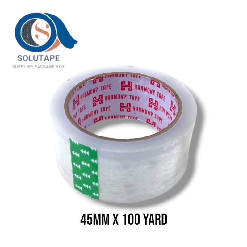 

Solasi Bening Harmony 45mm x 100 Yard - Daya Rekat Kuat