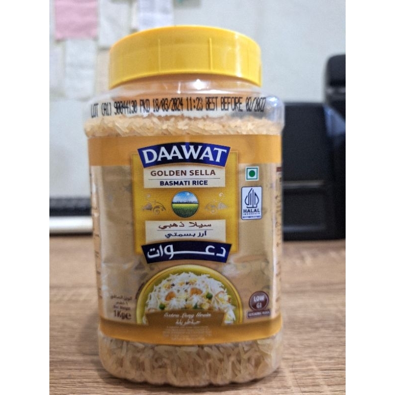 

DAAWAT GOLDEN SELLA BASMATI RICE 1KG
