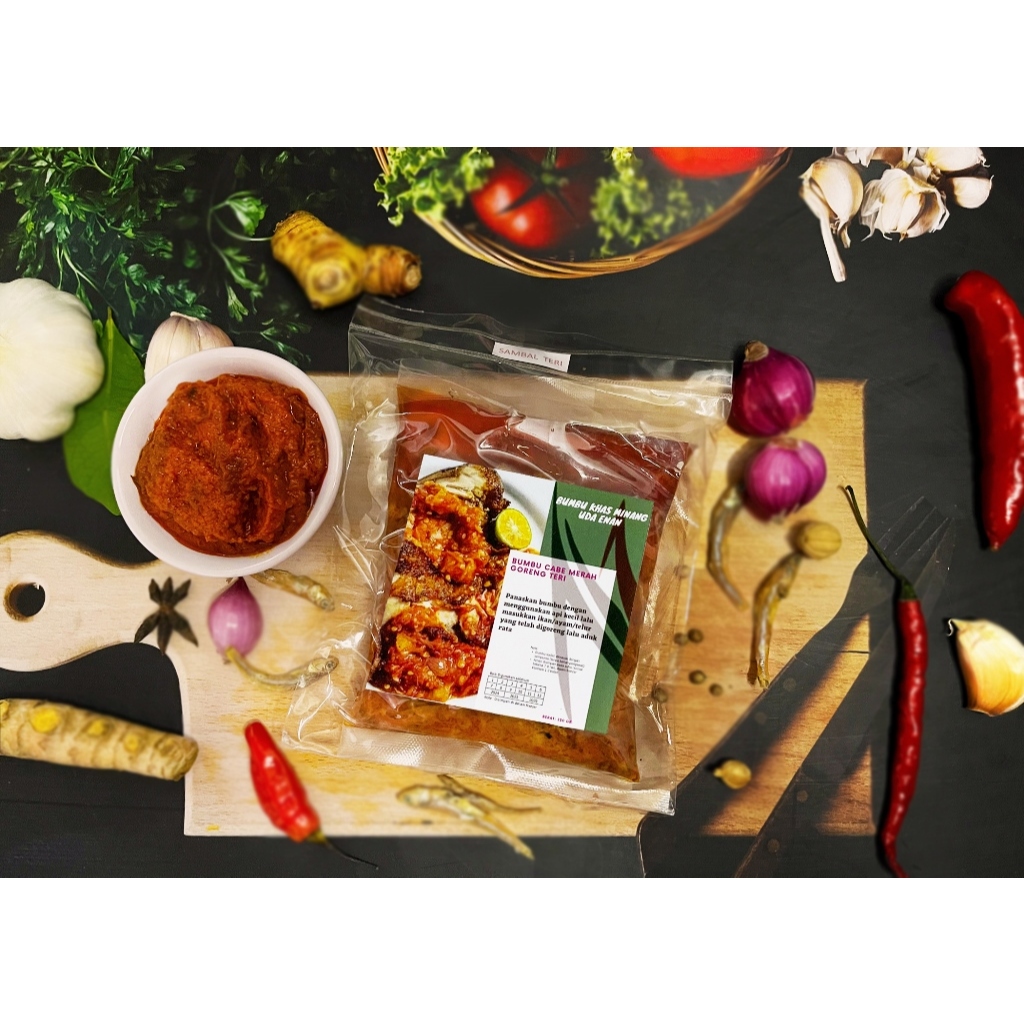 

BUMBU BALADO GORENG TERI 250gr KHAS MINANG